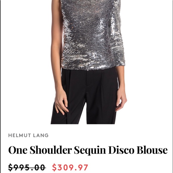 Helmut Lang reversible sequin top - Picture 1 of 5